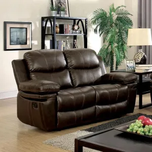 Listowel Brown Love Seat